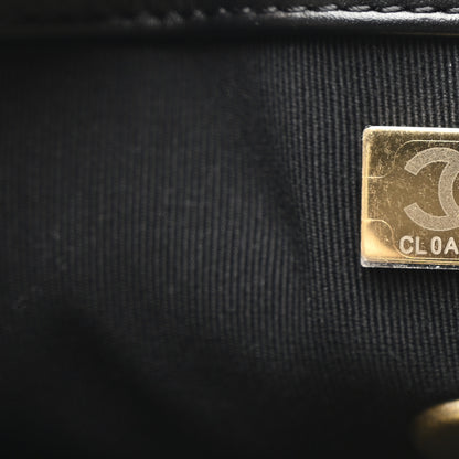 Chanel Calfskin Stitched Chain Flap Black 7 of 11