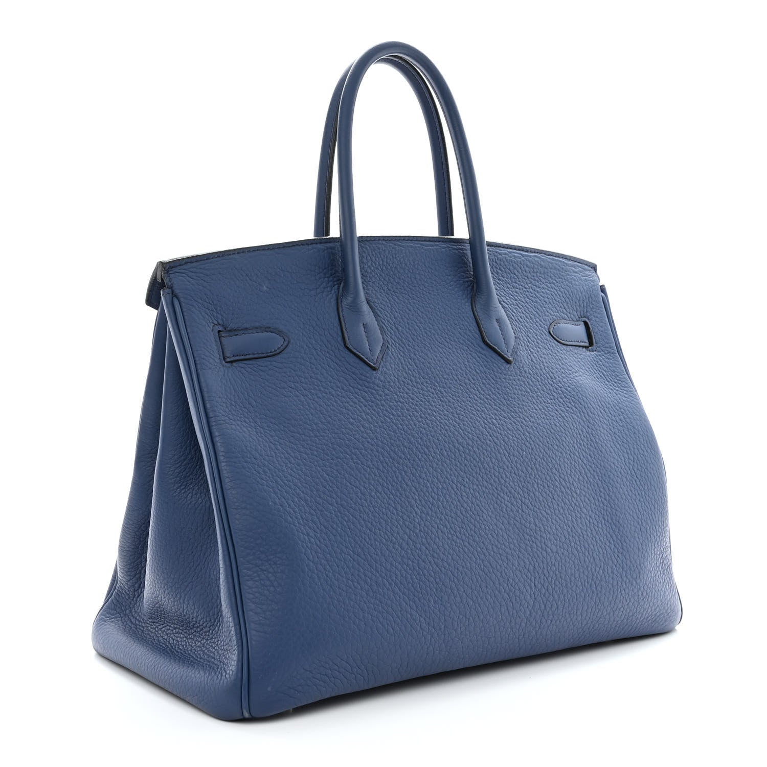 Hermes Taurillon Clemence Birkin 35 Bleu Brighton 3 of 20