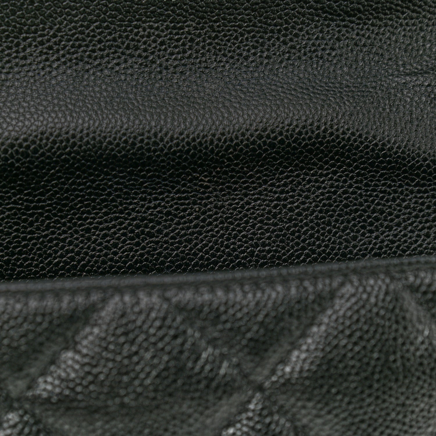 Chanel Shiny Caviar Quilted Large Chain Melody Flap Black 11 of 11