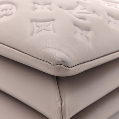 Louis Vuitton Lambskin Embossed Monogram Coussin PM Gris 13 of 13