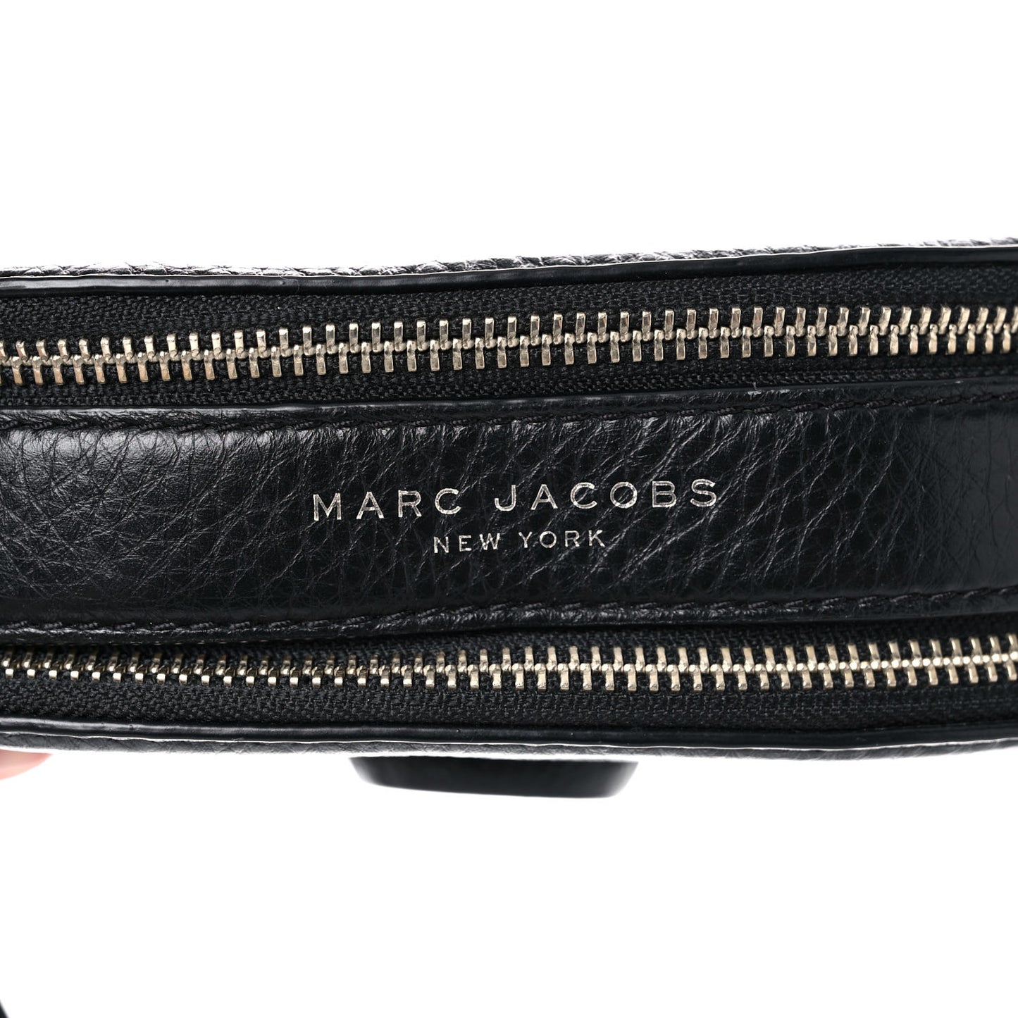 Calfskin Shutter Camera Crossbody Bag Black