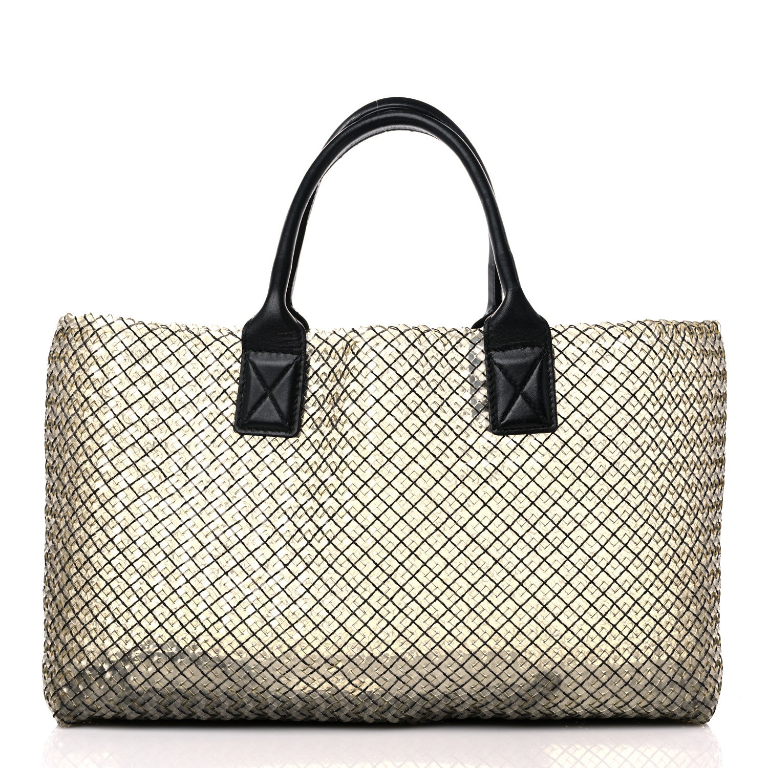 Bottega Veneta Nappa Intrecciato PVC Medium Cabat Black 3 of 12