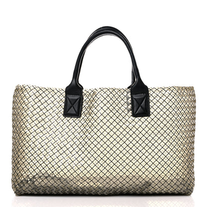 Bottega Veneta Nappa Intrecciato PVC Medium Cabat Black 3 of 12