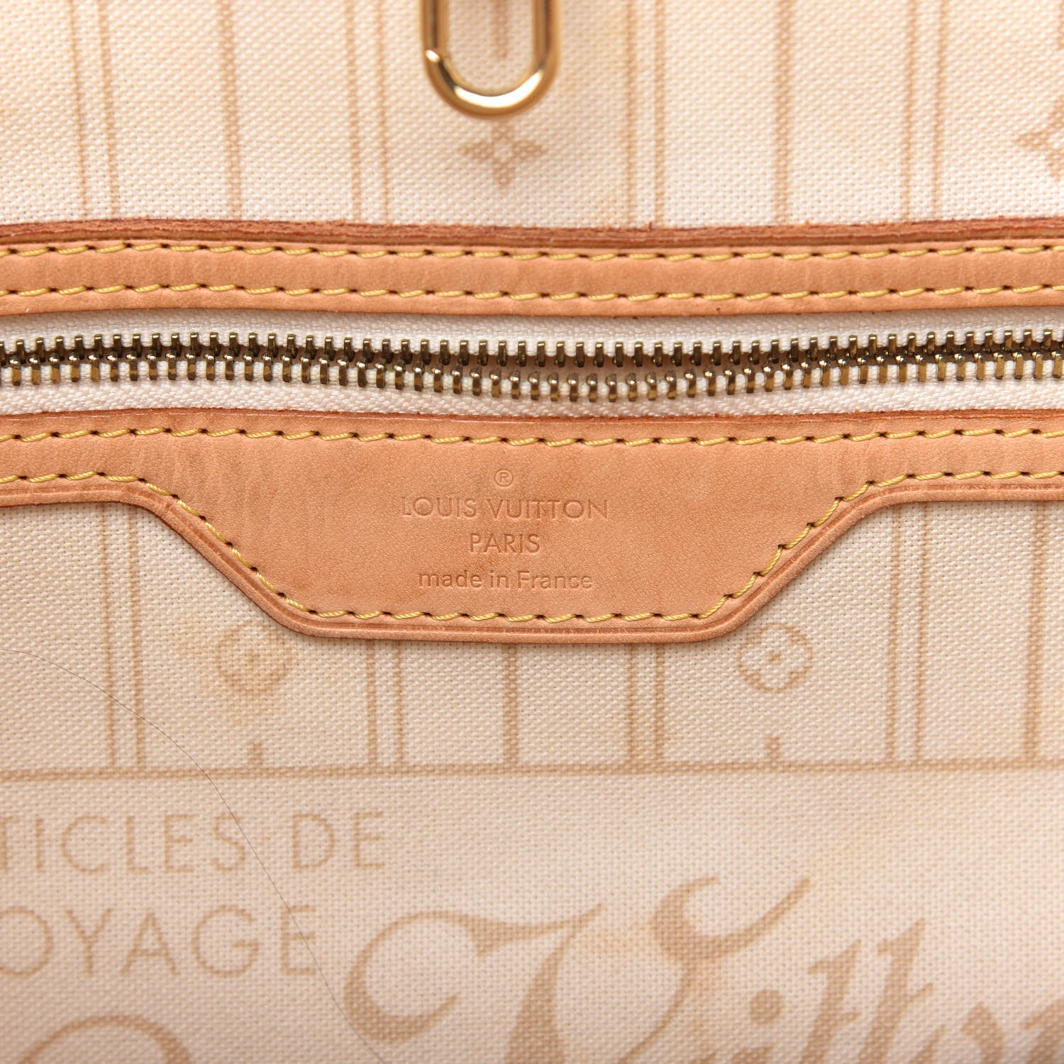 Louis Vuitton Damier Azur Neverfull MM 8 of 9
