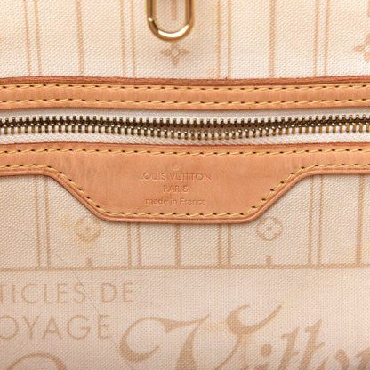 Louis Vuitton Damier Azur Neverfull MM 8 of 9