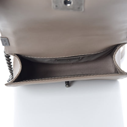 Chanel Calfskin Stitched Medium Boy Flap Taupe 5 of 9