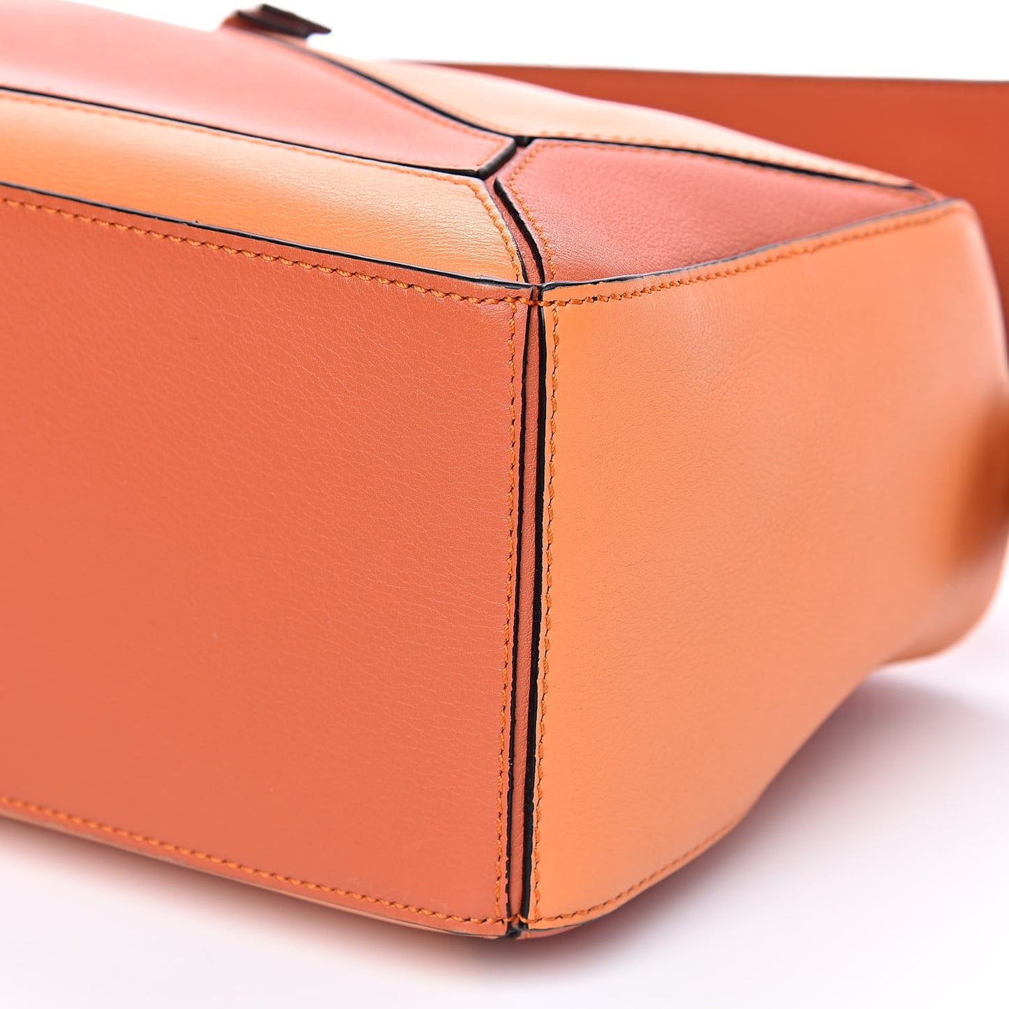 Calfskin Small Puzzle Bag Orange