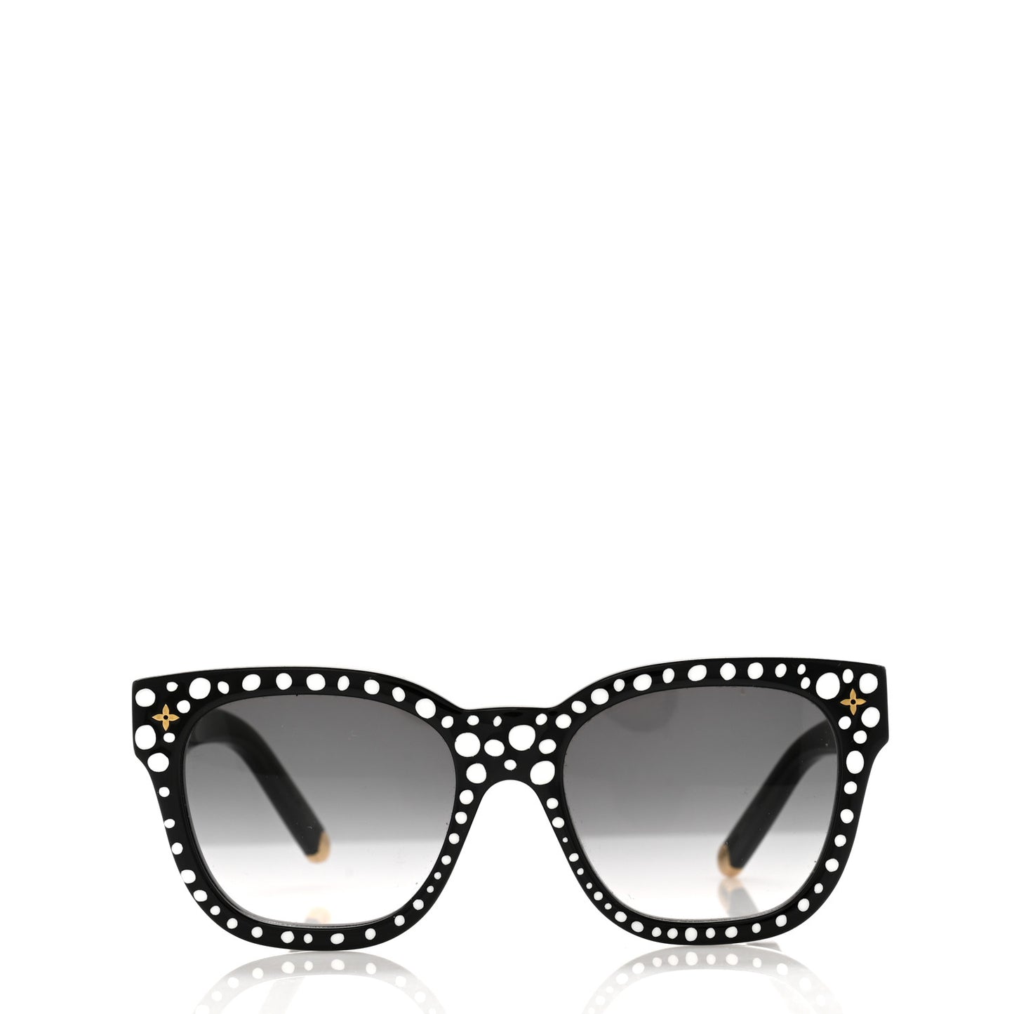 LV X YK Acetate Painted Dots Sunglasses Z1902W Black White