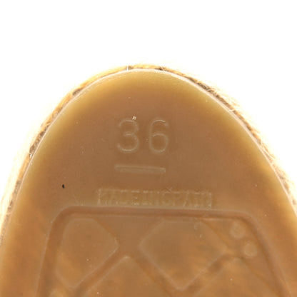 Chanel Lambskin CC Espadrilles 36 Black 7 of 9