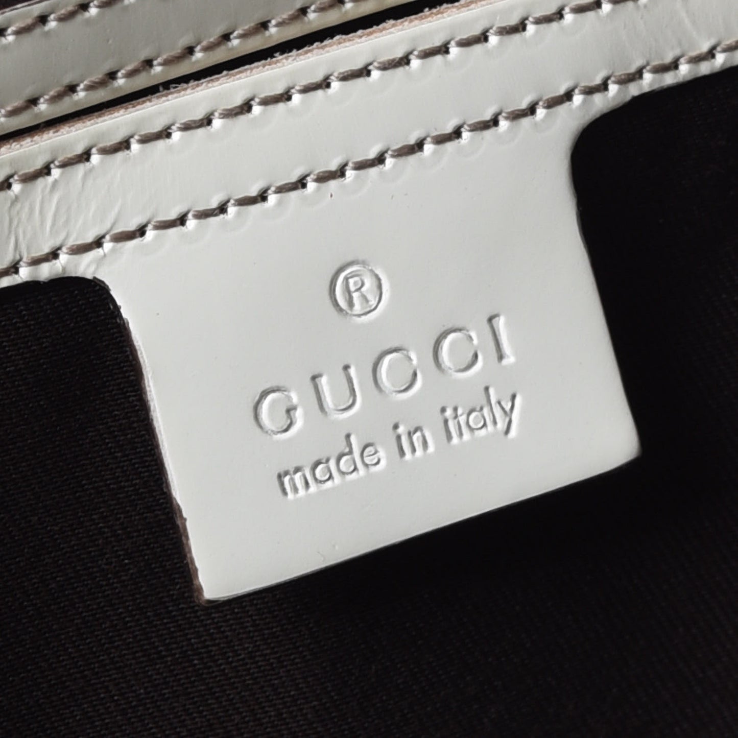 Monogram Large Joy Shoulder Bag White