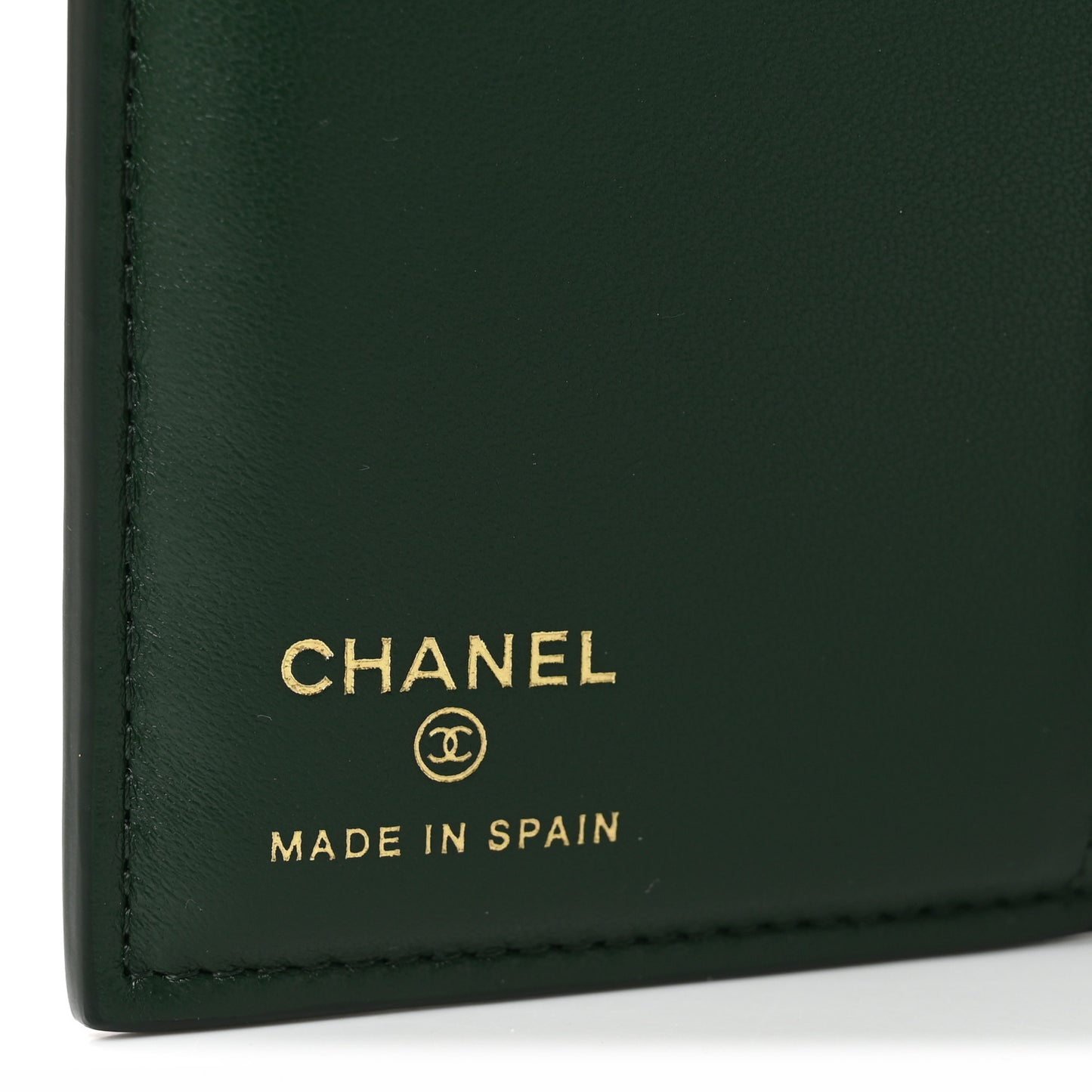 Calfskin Crocodile Embossed Crococo Passport Holder Emerald