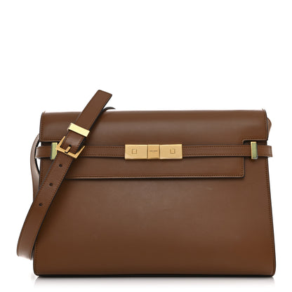 Saint Laurent Smooth Calfskin Manhattan Shoulder Bag Brick 1 of 12