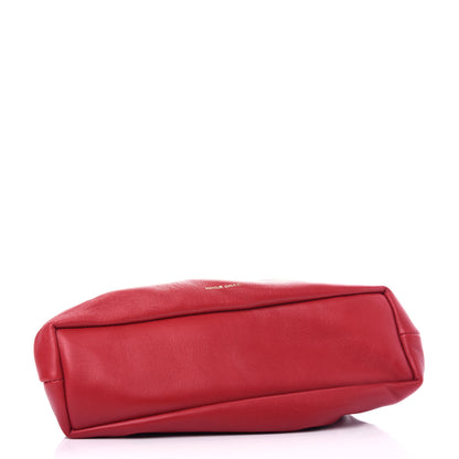 Mansur Gavriel Lambskin Mini Cloud Clutch Flamma 4 of 9