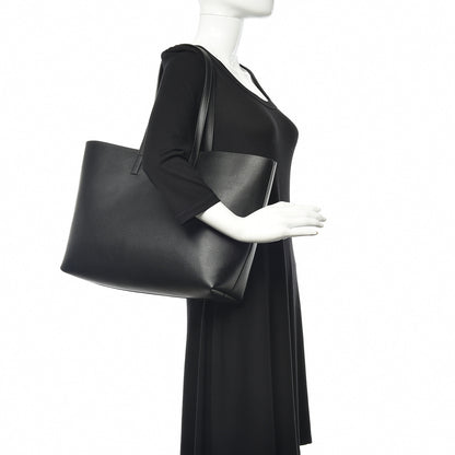 Saint Laurent Calfskin Large Shopping Tote Black 2 of 11