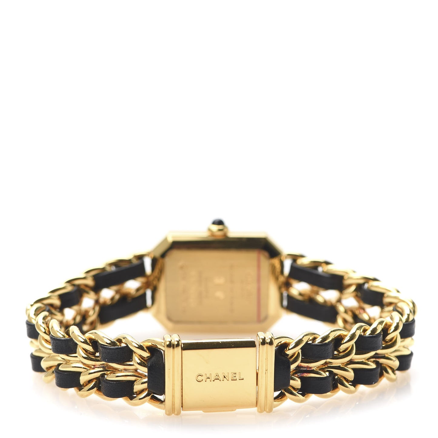 Stainless Steel Lambskin 20mm Chain Premiere Quartz Watch Gold XL