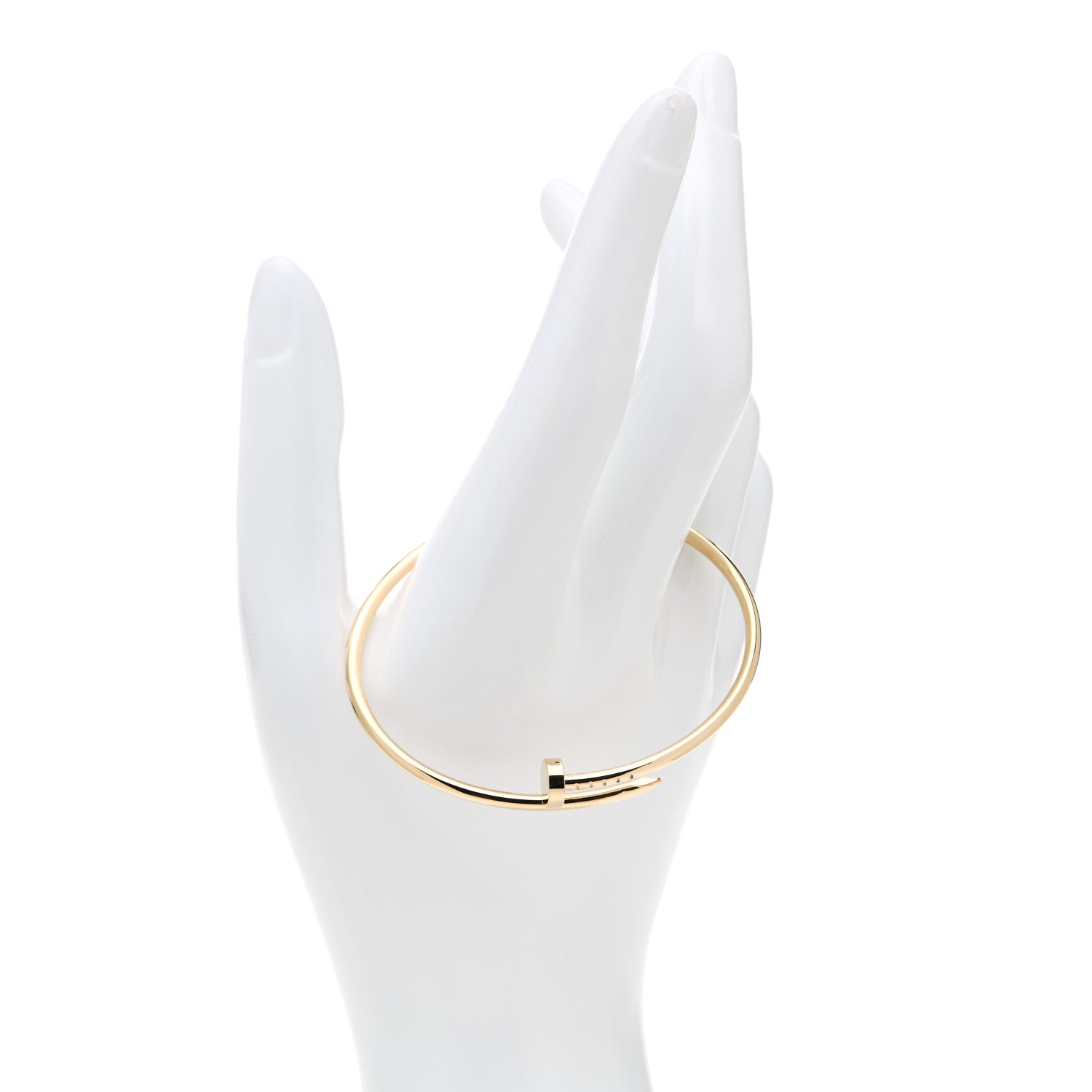 Cartier 18K Yellow Gold Small Juste Un Clou Bracelet 17 2 of 5