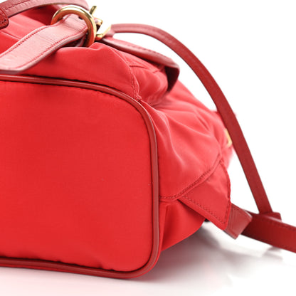 Prada Tessuto Nylon Small Backpack Rosso 7 of 9