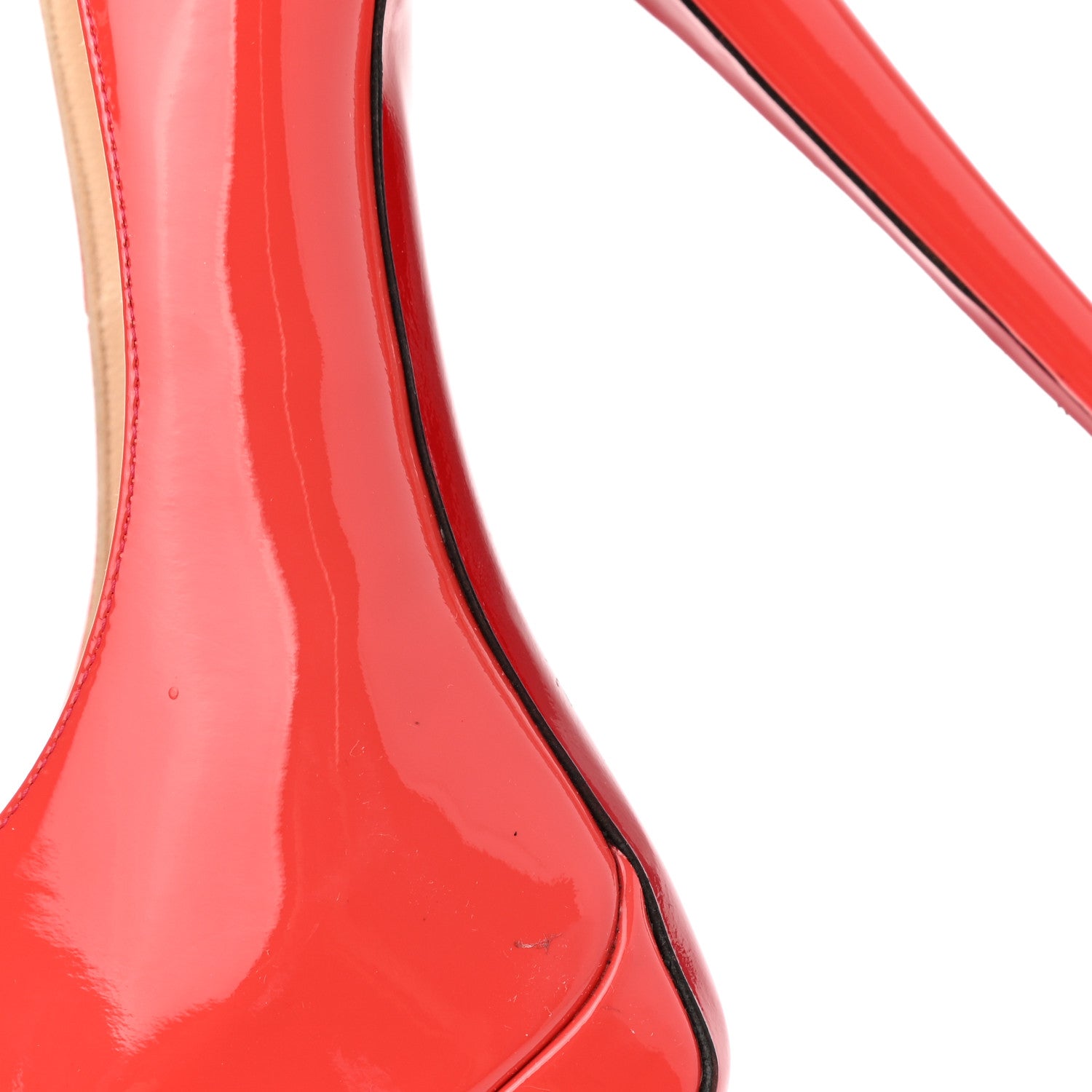 Christian Louboutin Patent Palais Royal 140 Pumps 36.5 Coral 8 of 9