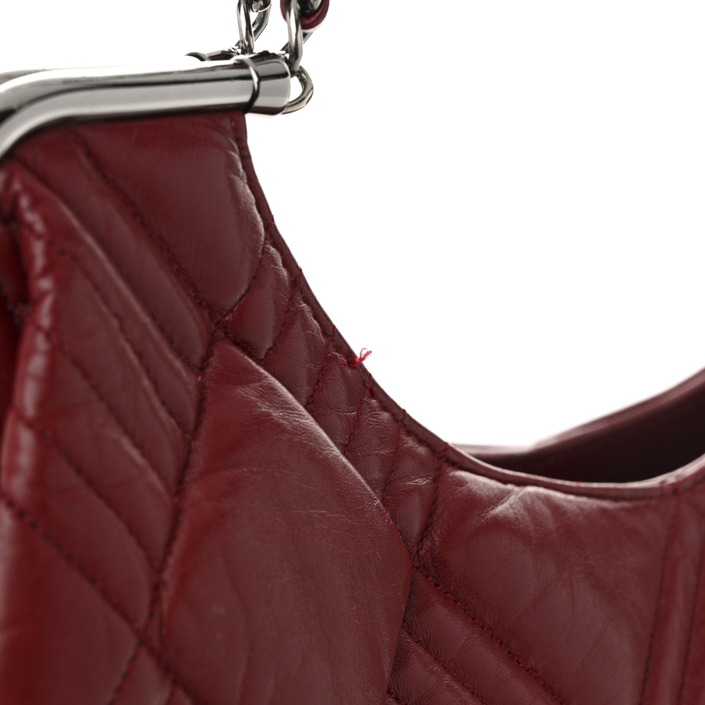 Lambskin Large In and Out Tote  Red