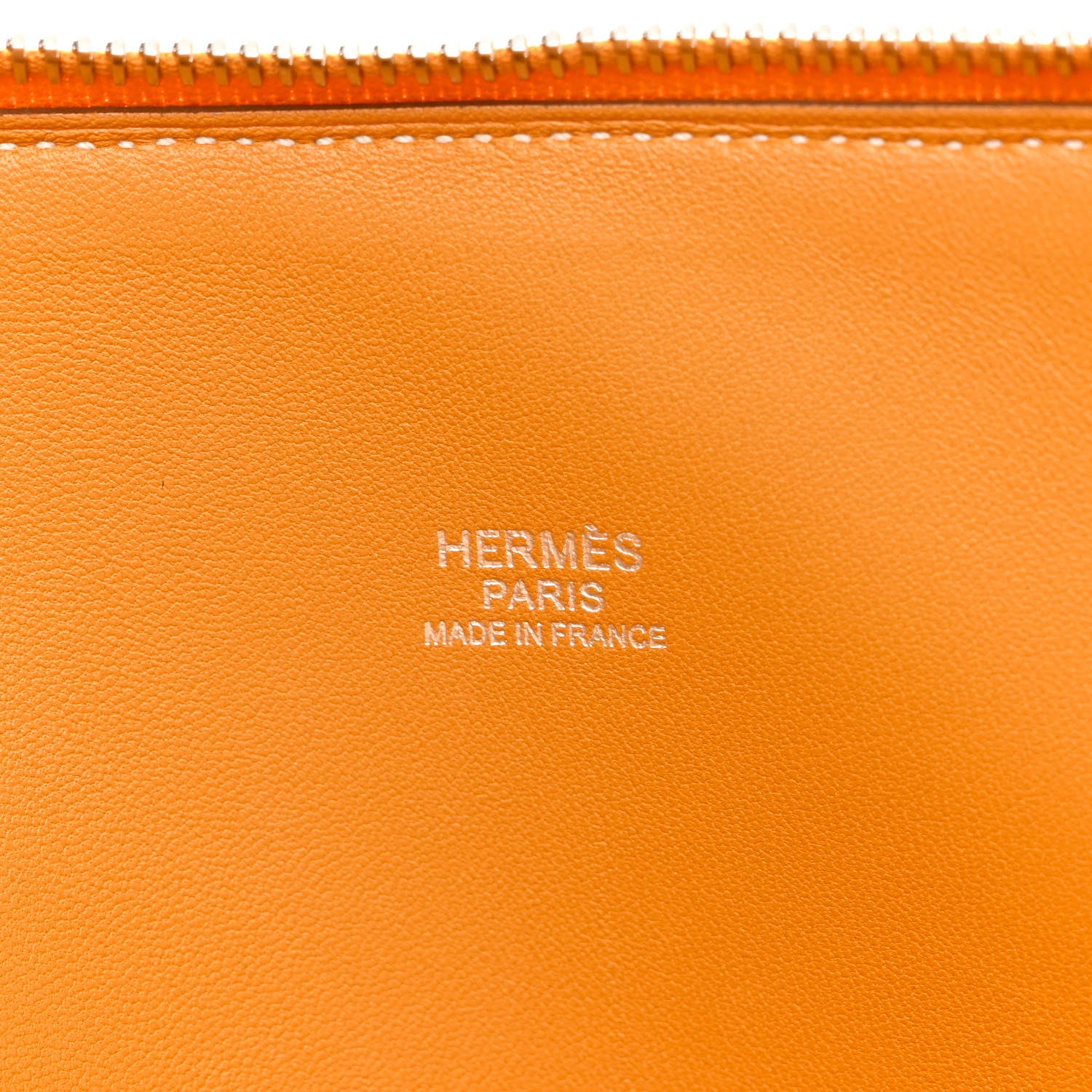 Hermes Taurillon Clemence Bolide 35 Moutarde 6 of 10
