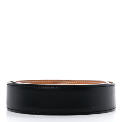 Hermes Box 32mm Belt Strap 65 Black Gold 2 of 10