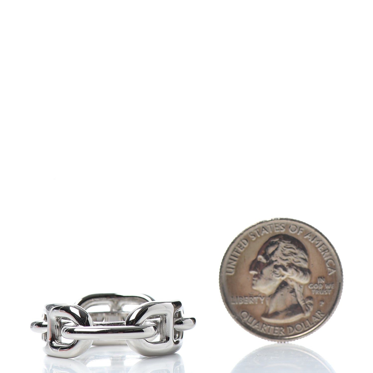 Hermes Palladium Regate Scarf Ring 2 of 4