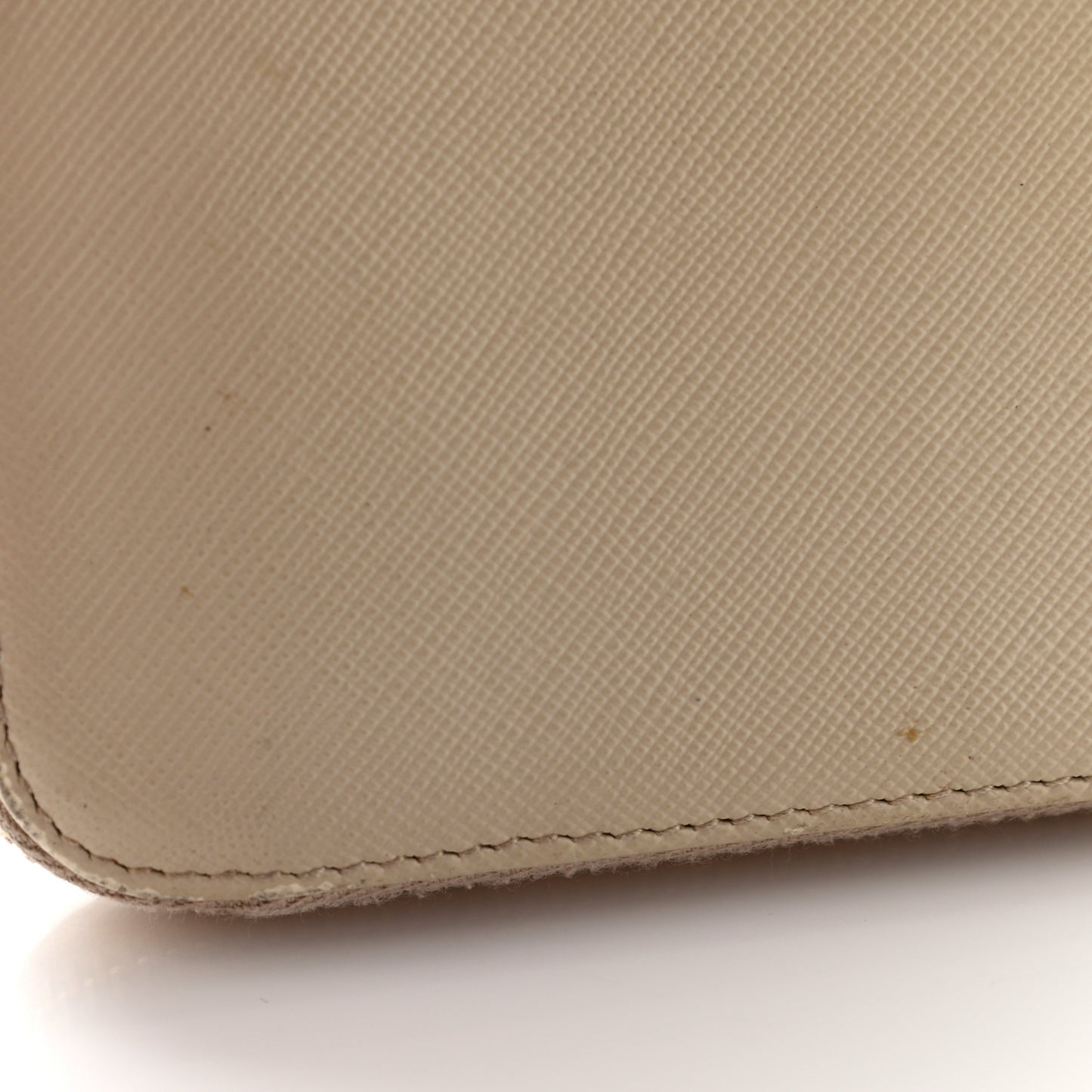 Saffiano Metal Zip Around Wallet Cammeo