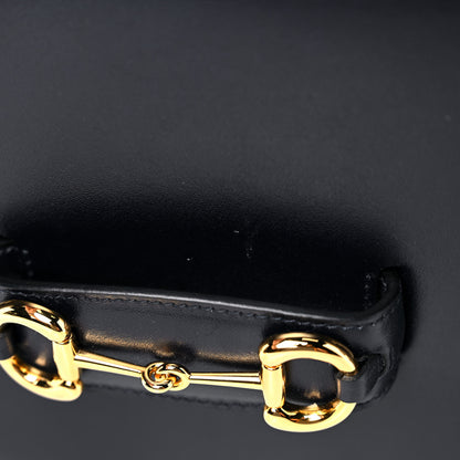 Gucci Calfskin Web Horsebit 1955 Shoulder Bag Blue 15 of 19