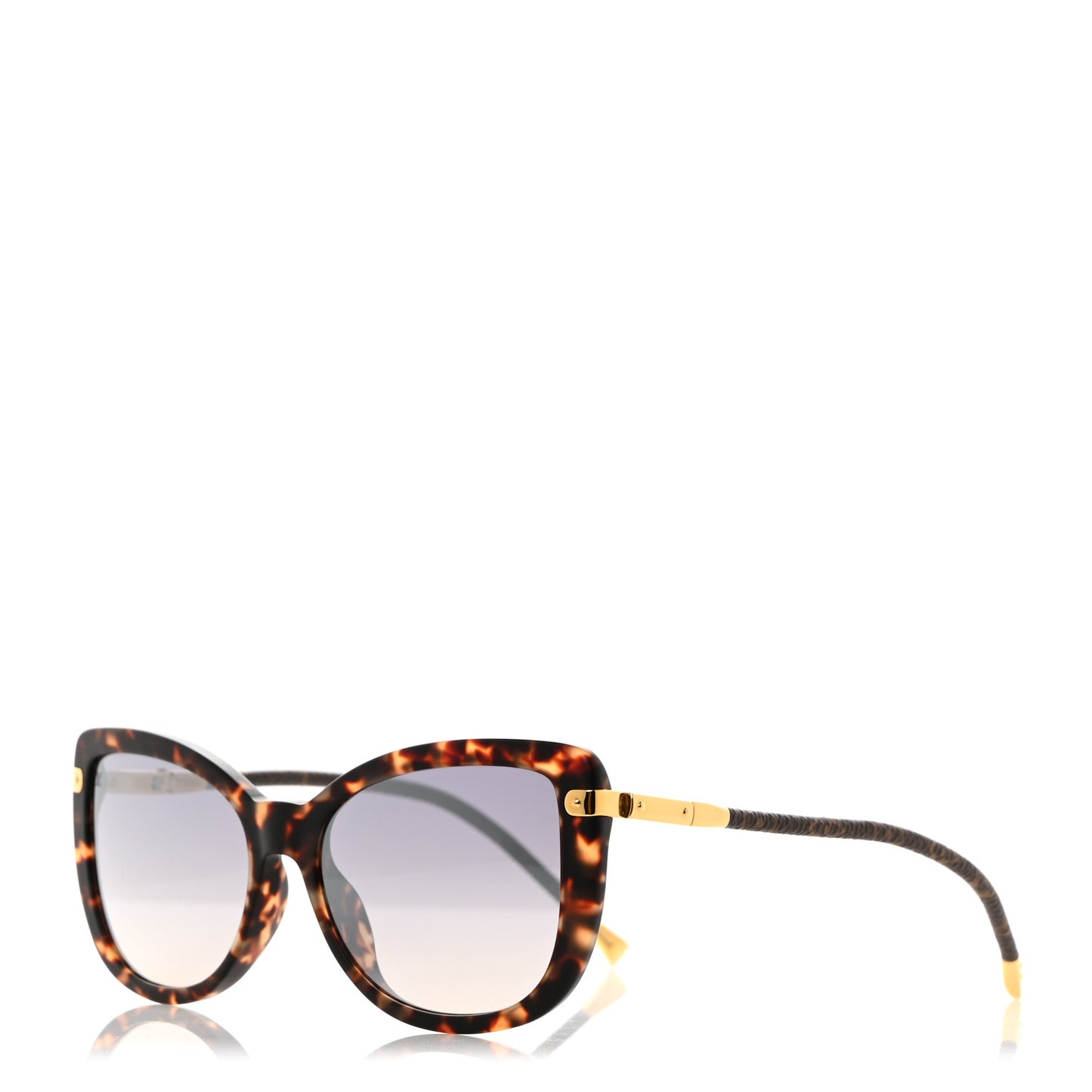 Acetate Monogram Charlotte Sunglasses Z0629E Dark Tortoise