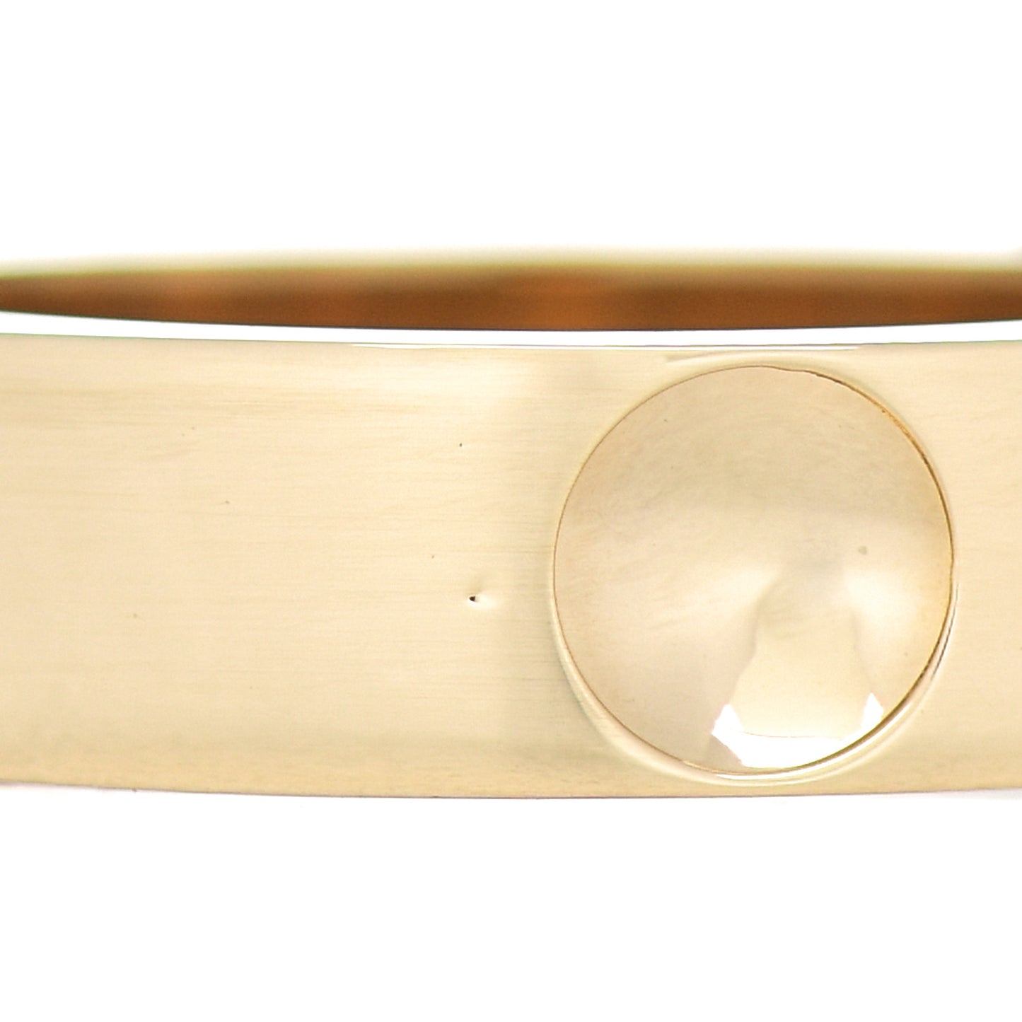 18K Yellow Gold Empreinte LV Ring 52 6
