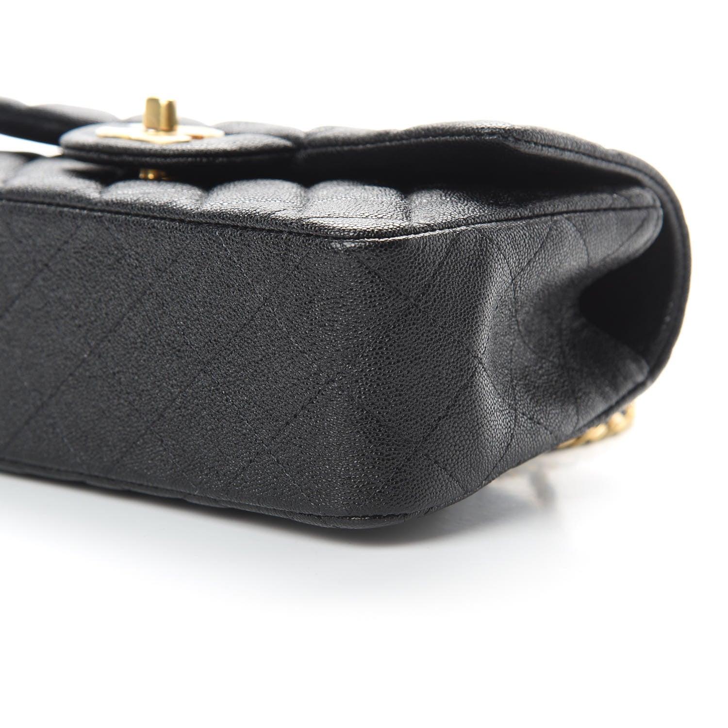 Chanel Caviar Quilted Mini Top Handle Rectangular Flap Black 10 of 11