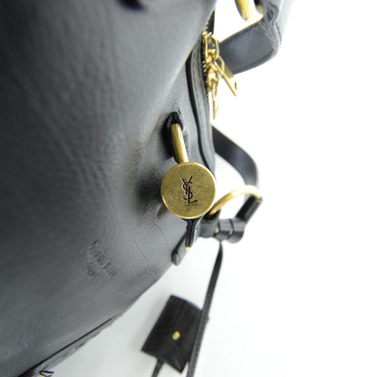 Saint Laurent Leather Oversized Muse Black 11 of 14