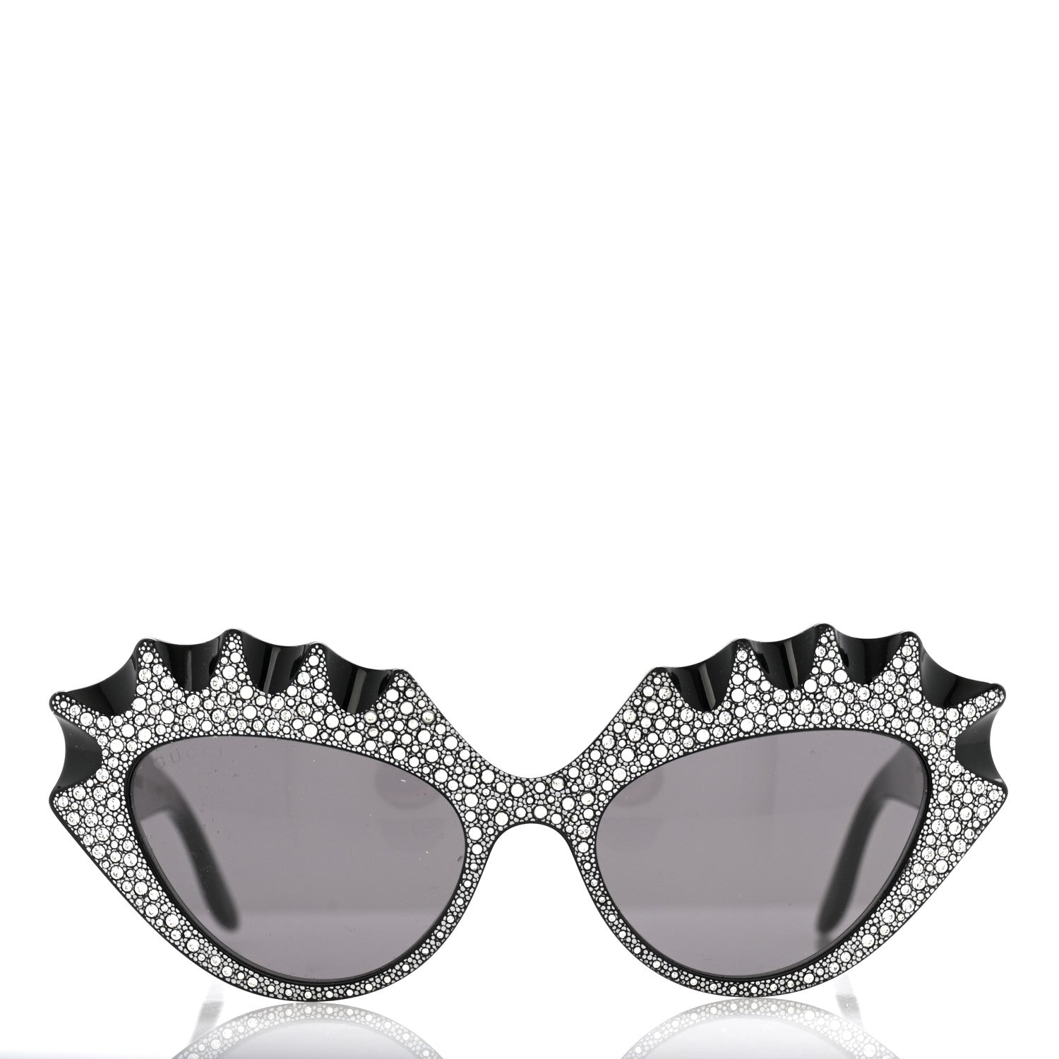 Gucci Crystal Acetate Cat Eye Sunglasses GG0781S Black 2 of 8