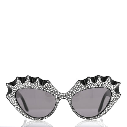 Gucci Crystal Acetate Cat Eye Sunglasses GG0781S Black 2 of 8