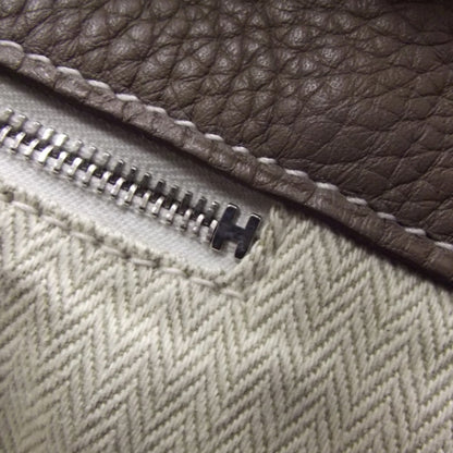 Hermes Taurillon Clemence Marwari PM Taupe 10 of 10