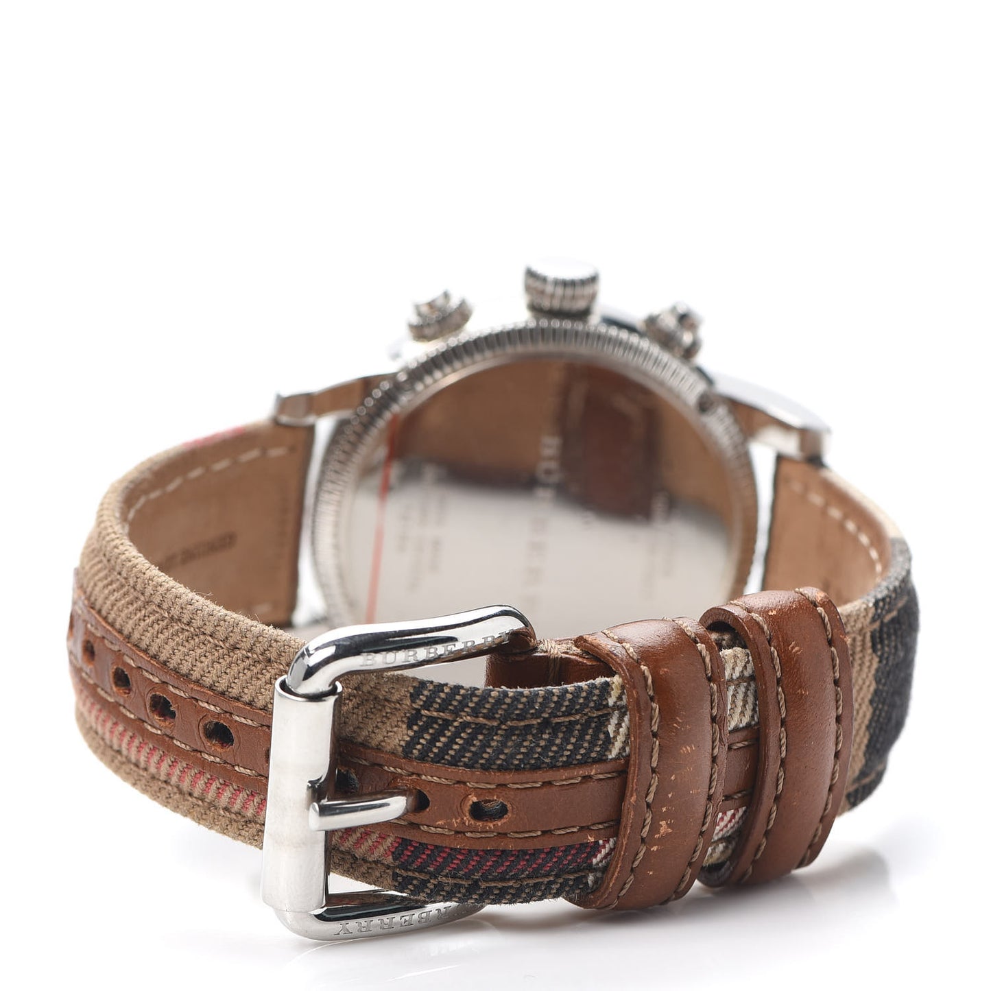 Stainless Steel Calfskin 42mm Chronograph Quartz Watch BU7820