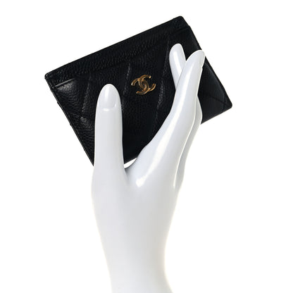 Chanel Caviar Quilted Card Holder Black 2 of 9