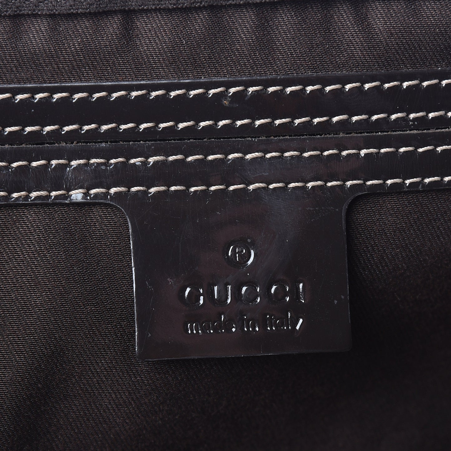 GG Plus Monogram Medium Joy Boston Dark Brown