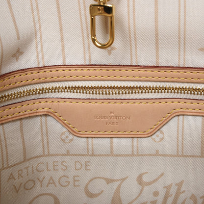 Louis Vuitton Damier Azur Neverfull MM 6 of 9