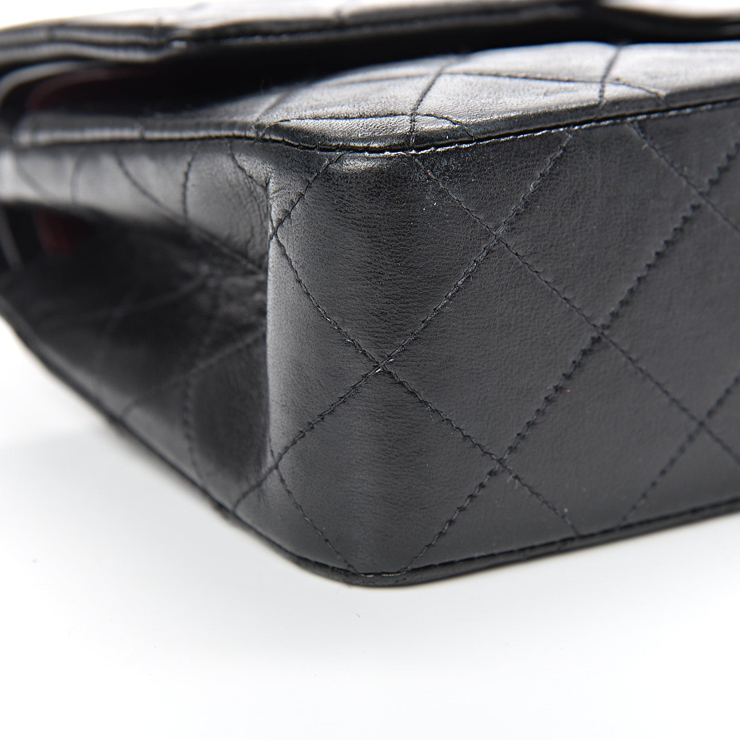 Chanel Lambskin Quilted Small Double Flap Black 9 of 16