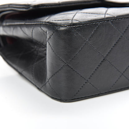 Chanel Lambskin Quilted Small Double Flap Black 9 of 16