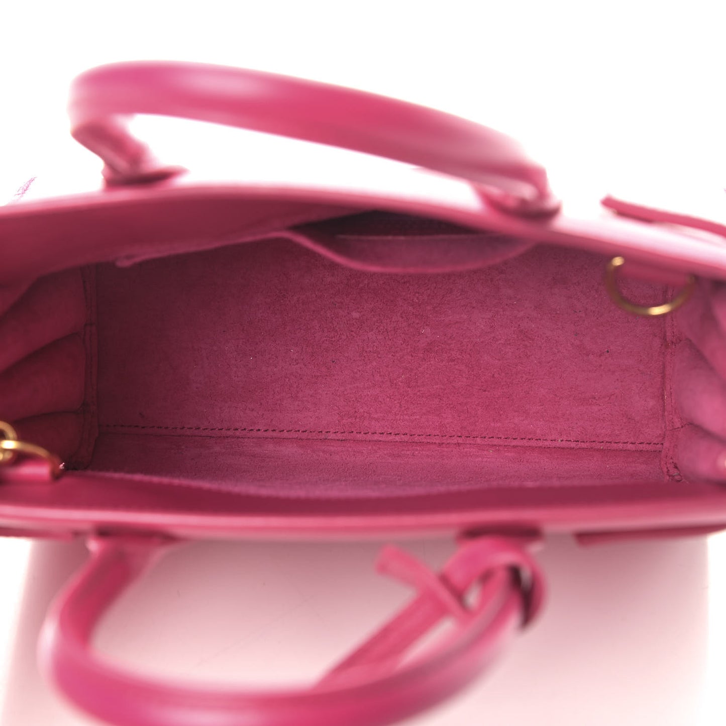 Calfskin Nano Sac De Jour Lipstick Fuchsia