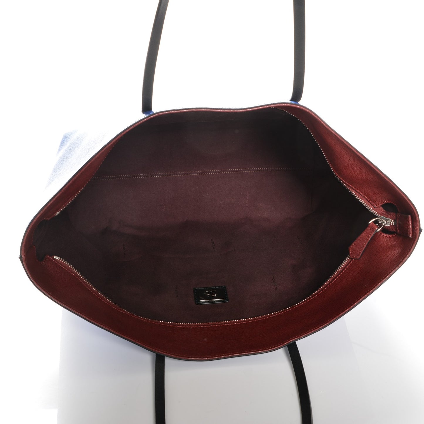 Vitello Elite Cuoio Monster Buggies Medium Roll Tote Blue Neon Black Multicolor Rosso Scuro