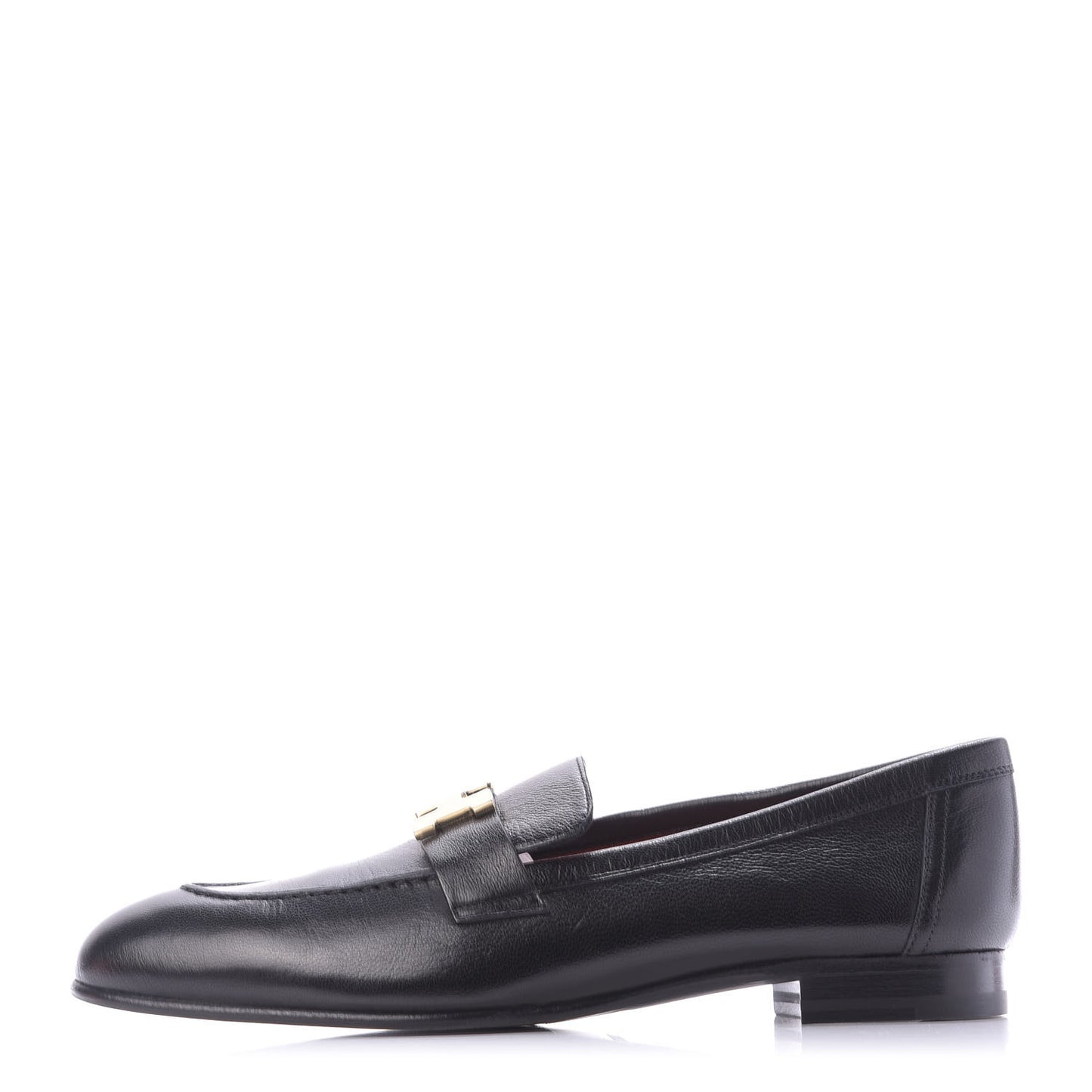Goatskin Paris Loafers 38.5 Black