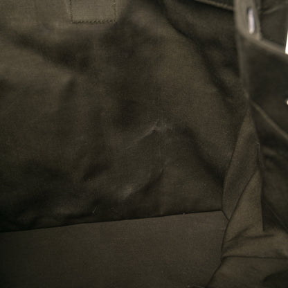 Saint Laurent Linen Calfskin Rive Gauche Tote Khaki 13 of 30