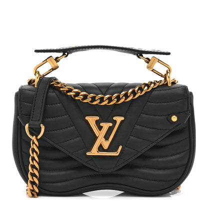 Louis Vuitton Calfskin New Wave Chain PM Black 1 of 10