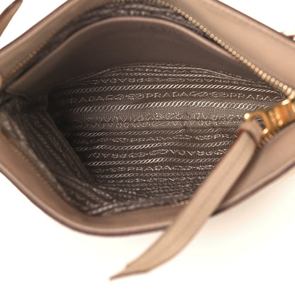 Prada Vitello Daino Crossbody Bag Cammeo 4 of 10