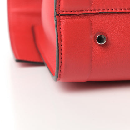 Givenchy Grained Calfskin Small Shark Lock Satchel Red 11 of 11