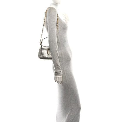Gucci Lizard Mini Jackie 1961 Silver 2 of 10