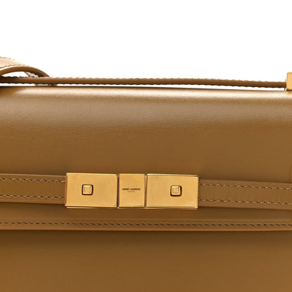 Saint Laurent Smooth Calfskin Mini Manhattan Shoulder Bag Natural Tan 8 of 12